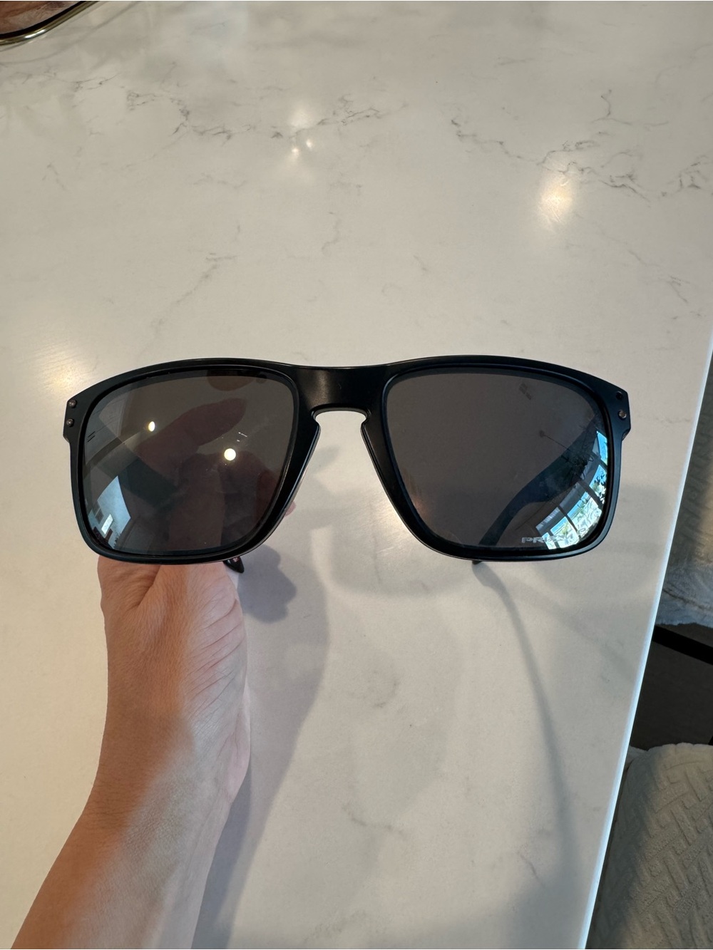 Men's Oakley Holbrook OO9102-D655 Matte Black / Prizm Black Polarized